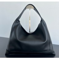 Bottega Veneta Hop Shoulder bag in silky calf leather black 2025 