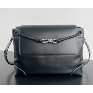 Bottega Veneta medium Andiamo Messenger bag in silky calf leather black 2025 