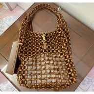 Saint Laurent le 5 à 7 large in wood beads LIGHT WOOD (ORIGINAL QUALITY) 2025