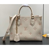 Louis Vuitton M14403 OnTheGo PM Eden Debossed grained cowhide leather 2025