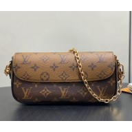 Louis Vuitton M26587 Wallet On Chain Ivy Monogram Reverse coated canvas Cowhide-leather trim 2025