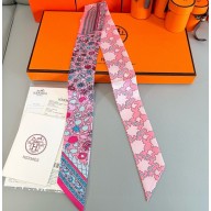 Hermes Twilly Silk Scarf 5x86cm 052117 2025