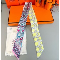 Hermes Twilly Silk Scarf 5x86cm 052118 2025