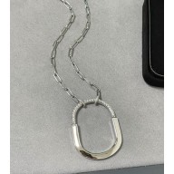 Tiffany Lock Pendant Necklace 052408 2025 