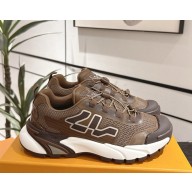 Louis Vuitton 1AHA72 LV Runner Tatic Sneaker Brown Mix of materials 2025