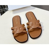 Dior D-Club Slide Camel Calfskin 2025