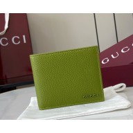 Gucci Grey interior bi-fold wallet 817019 Green leather 2025
