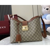 Gucci Padlock shoulder bag 839021 Beige and ebony GG Supreme 2025