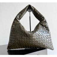 Bottega Veneta Hop Shoulder bag with Intrecciato craftsmanship in calf leather Pinecone 2025