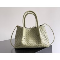 Bottega Veneta Small Pinacoteca Tote bag in Intrecciato silky calf leather Travertine/fondant 2025