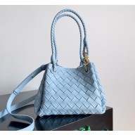 Bottega Veneta Small Parachute Shoulder bag in supple Intrecciato leather sky blue 2025