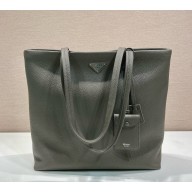 Prada Leather tote 2VG130 grey 2025