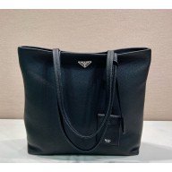 Prada Leather tote 2VG130 black 2025