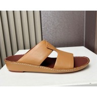 Loro Piana Heart Sandal Ox Leather brown 2025