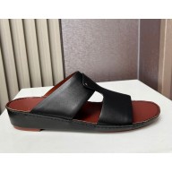 Loro Piana Heart Sandal Ox Leather black 2025