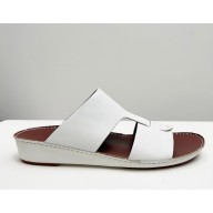 Loro Piana Buckle Sandal Ox Leather White 2025
