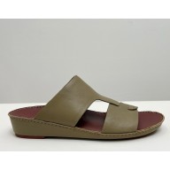 Loro Piana Buckle Sandal Ox Leather light green 2025