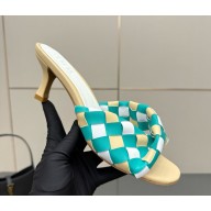 Bottega Veneta Blink Mule with a folded detail in Intrecciato leather 052907 heel 6.5cm 2025 