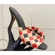 Bottega Veneta Blink Mule with a folded detail in Intrecciato leather 052903 heel 9cm 2025 