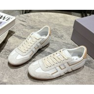 Hogan Women's Olympia Sneakers Nappa leather/Suede Ivory Beige 2025