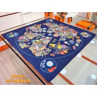 Hermes silk scarf 90x90cm 060533 2025 (TOP QUALITY)