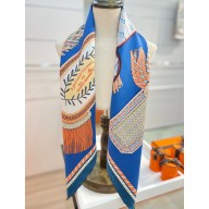 Hermes silk scarf 90x90cm 060541 2025 (TOP QUALITY)