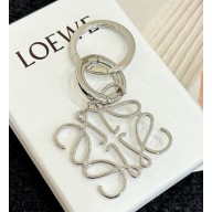 Loewe Anagram keyring in metal Palladium 2025