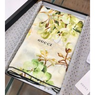 Gucci silk scarf 184x66cm 060902 2025 (TOP QUALITY)