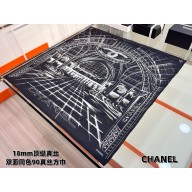 Chanel silk scarf 90x90cm 060920 2025 (TOP QUALITY)