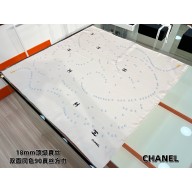 Chanel silk scarf 90x90cm 060924 2025 (TOP QUALITY)