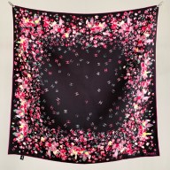 Chanel silk scarf 88.5x88.5cm 060903 2025 (TOP QUALITY)