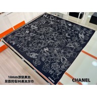 Chanel silk scarf 90x90cm 060929 2025 (TOP QUALITY)