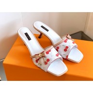 LV x TM heel 6cm calf leather mule 061402 2025