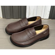 LOEWE men's Campo loafer in deerskin red 2025 