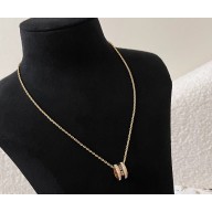 Dior Night Code Necklace Gold-Finish Metal, White Crystals and Black Lacquer 2025
