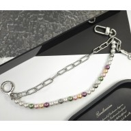 Louis Vuitton M02293 Pearls Chain Belt and Bag Charm Silver-toned hardware Multicolor glass pearls 2025