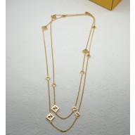 Fendi Forever necklace Gold-coloured metal necklace gold 2025