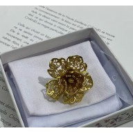 Dior Jardin de Dior Ring Gold-Finish Metal and White Resin Pearls 2025