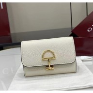 Gucci Softbit card case 828148 white smooth leather 2025