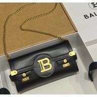 Balmain B-Buzz Pouch 23 in calfskin black 2025