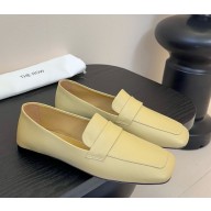 The Row Square Loafer in Leather Toile 2025