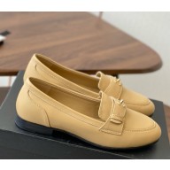 Chanel Mocassins calfskin beige 2025