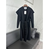 MAX MARA CASHMERE WARP COAT black 2024