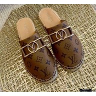 Louis Vuitton Monogram LV Dauphine Espadrilles Slippers Brown 2021