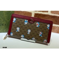 Doraemon x Gucci Zip Around Wallet 647787 2021