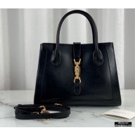 Gucci Jackie 1961 Medium Tote Bag 649016 Leather Black 2021