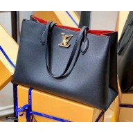 Louis Vuitton Lockme Shopper Tote Bag M57345 Black 2021