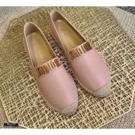 Dior Leather J'adior Espadrilles Pink 2021