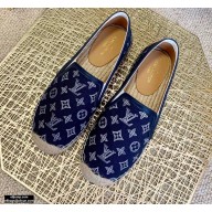 Louis Vuitton Monogram Espadrilles Dark Blue 2021