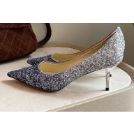 Jimmy Choo Heel 6.5cm Love Pumps Glitter 21 2021